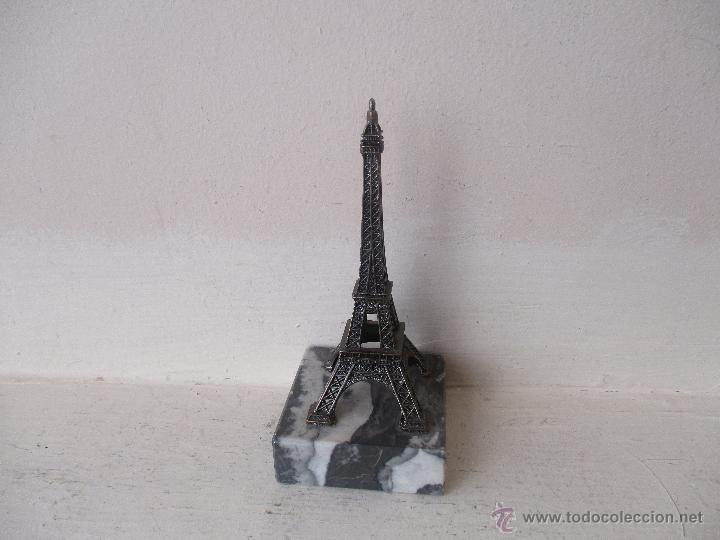 Vintage: PISAPAPELES VINTAGE DE LA TORRE EIFFEL - Foto 4