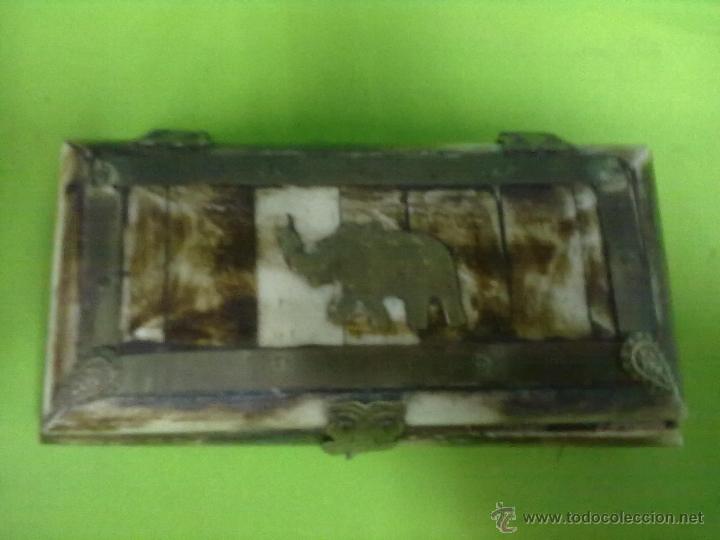 Vintage: CAJA HUESO Y LATON - Foto 2