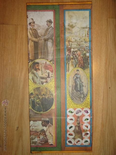 Vintage: CURIOSO CARTEL METALICO DE JAPON MOTIVOS ANTIGUOS MUY BONITO