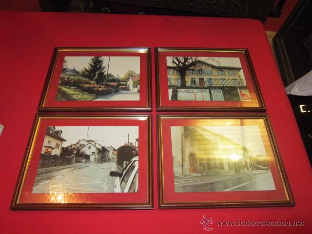 Vintage: BERNEX. Cuatro fotos enmarcadas y con cristal.