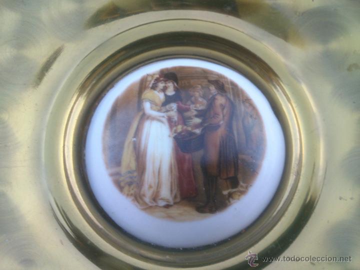 Vintage: PLATO DE BRONCE PARA COLGAR - Foto 2