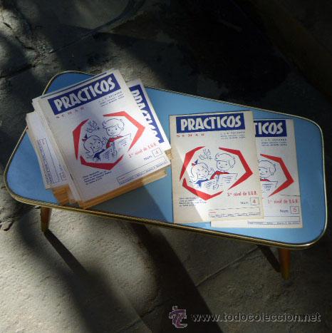 Vintage: Cuadernos pr&aacute;cticos EGB sin usar, 1972 - Foto 4
