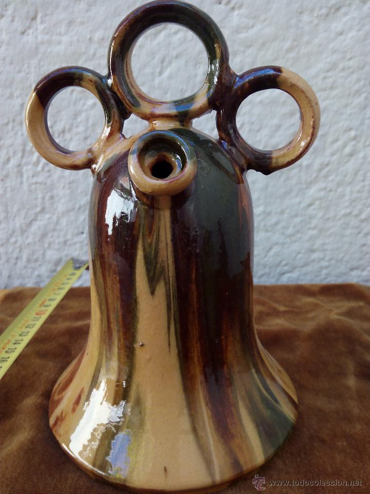 Vintage: Antiguo cantaro de barro vidriado - Foto 3