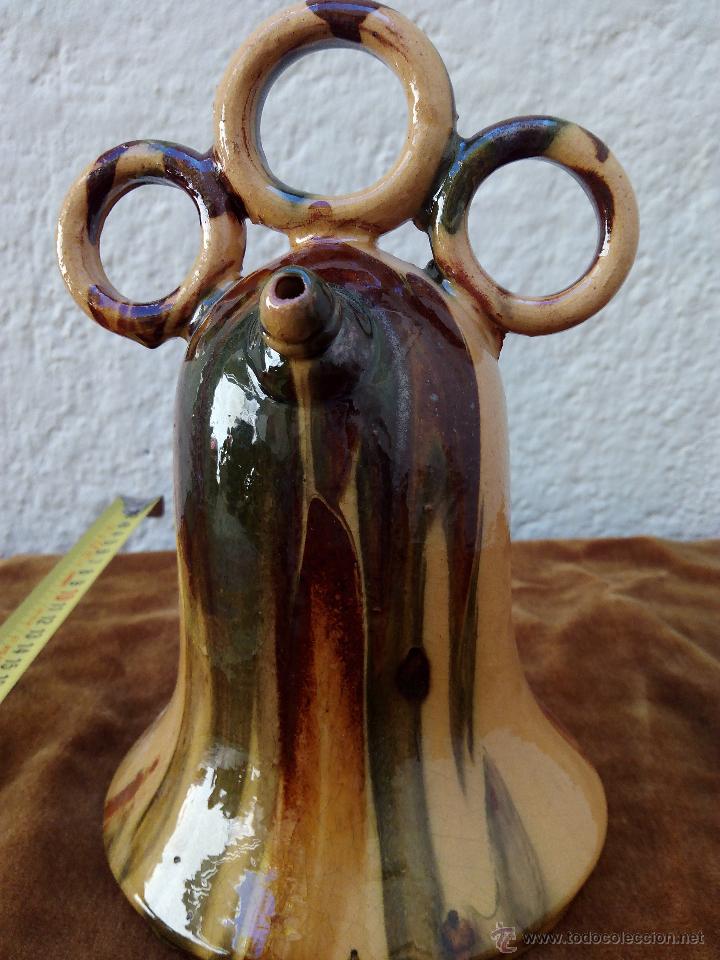 Vintage: Antiguo cantaro de barro vidriado - Foto 4