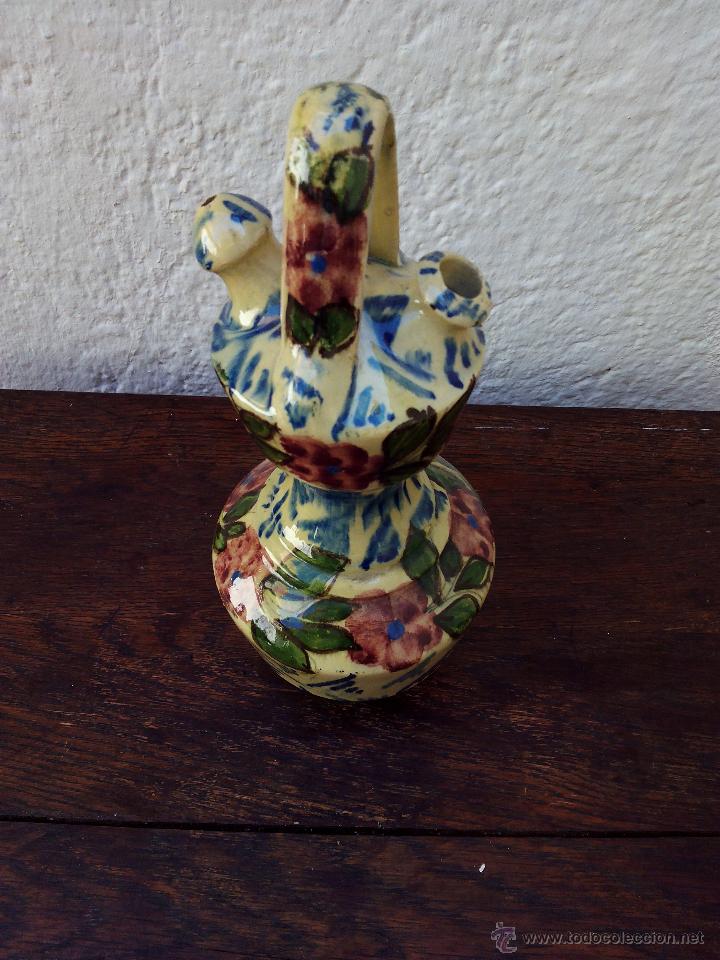 Vintage: Cantaro de barro vidriado antiguo - Foto 2