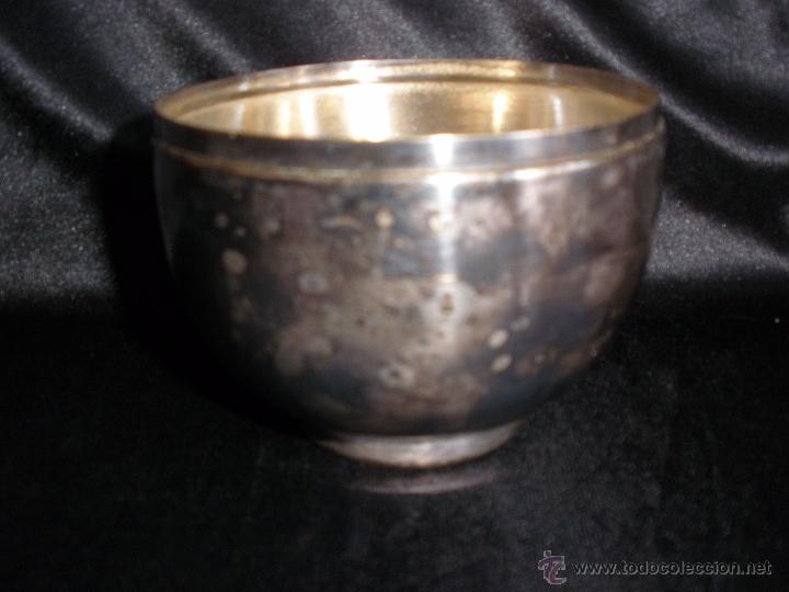 Vintage: VASO CUENCO BOWL CONTRASTE ME 30 ALPACA MEXICO