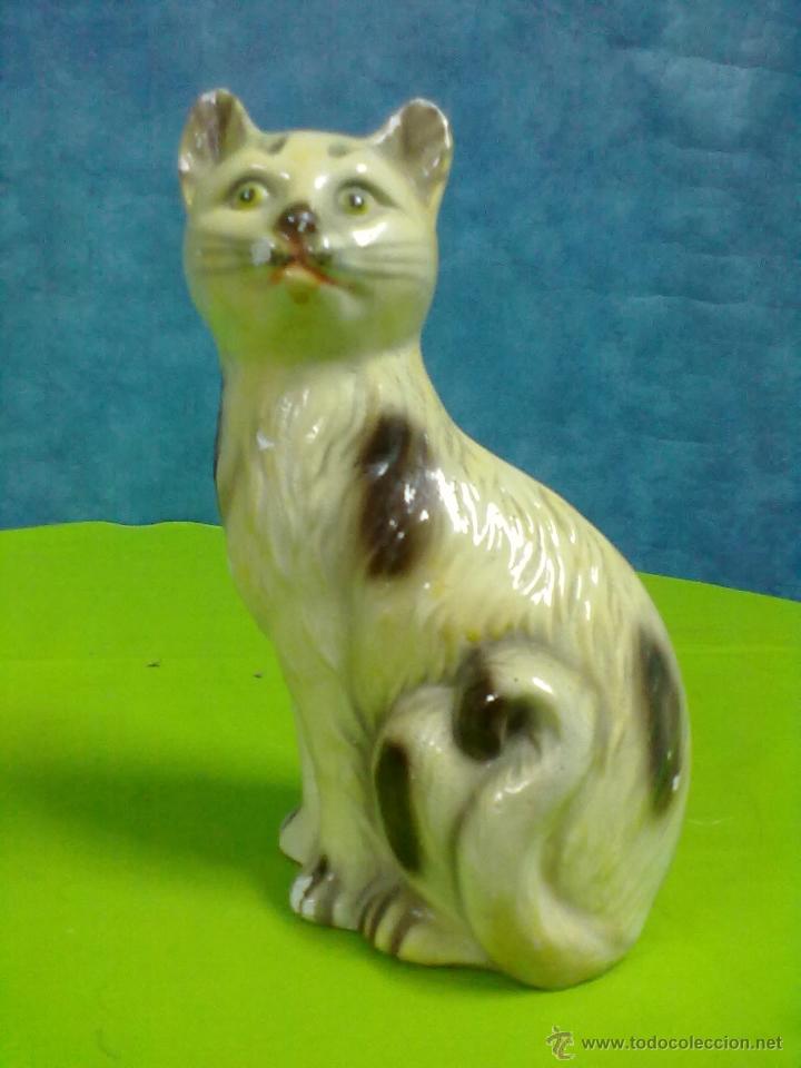 Vintage: FIGURA GATO DE ESCAYOLA PARA RETOCAR