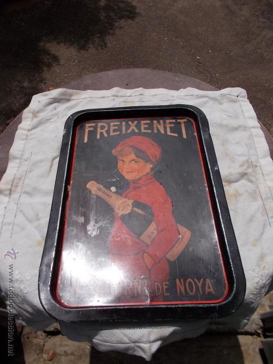 Vintage: bandeja chapa de FREIXENET - Foto 1