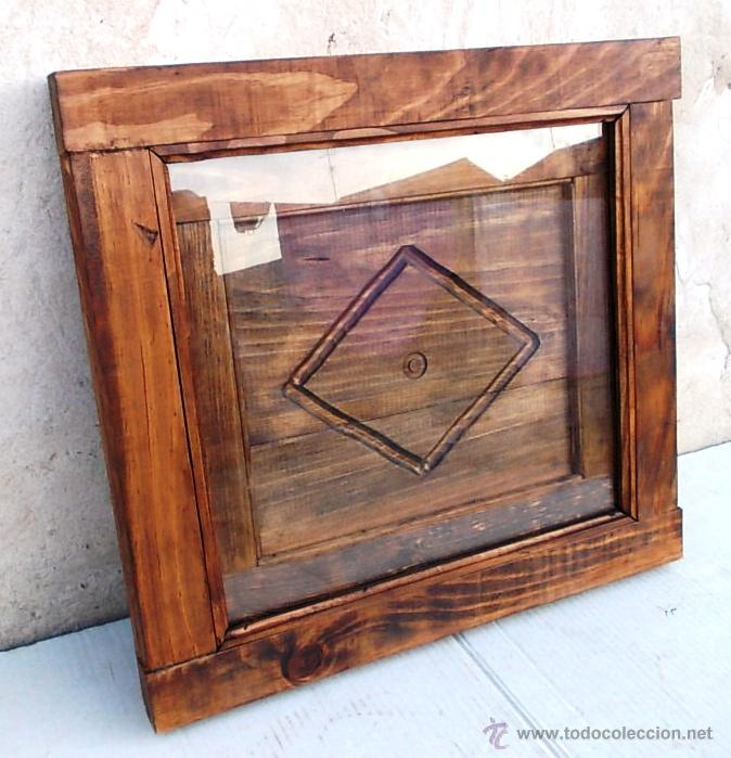 Vintage: Ventana de cuarteron ,,tallada ,,, ven365 -- ve17