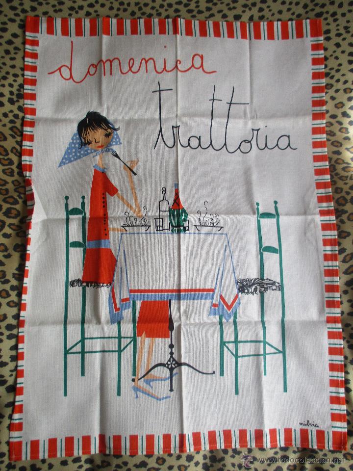 Vintage: GENIAL TRAPO DE COCINA VINTAGE PARA ENMARCAR DOMINGO RESTAURANTE!!! A&Ntilde;OS 60