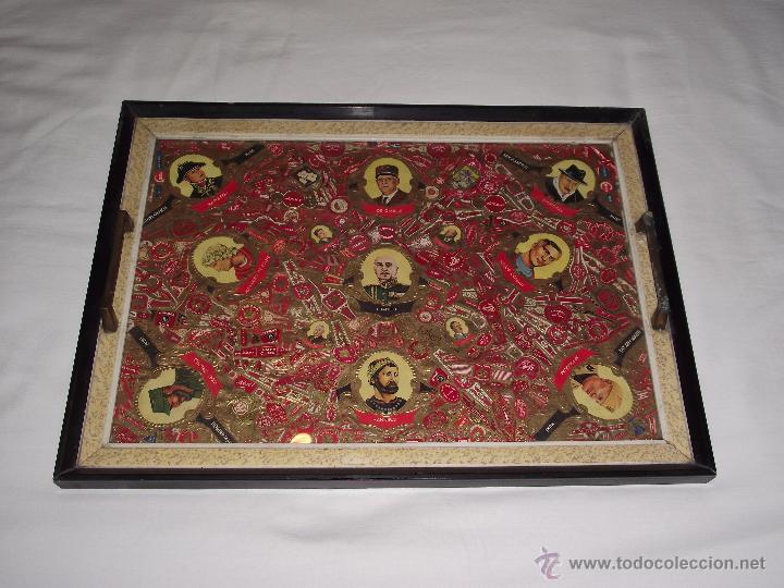 Vintage: BANDEJA VINTAGE DECORADA CON VITOLAS - Foto 16