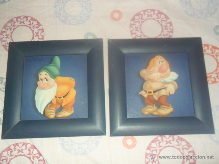 Vintage: LOTE DOS CUATROS ENANITOS PELICULA BLANCANIEVES DE DISNEY