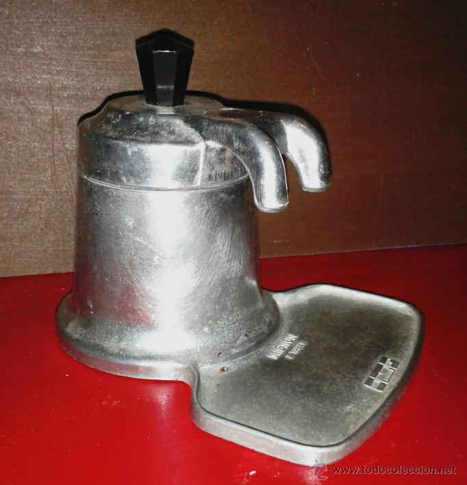Antigua y pequeña cafetera , dos tazas - Vendido en Venta Directa - 51001652