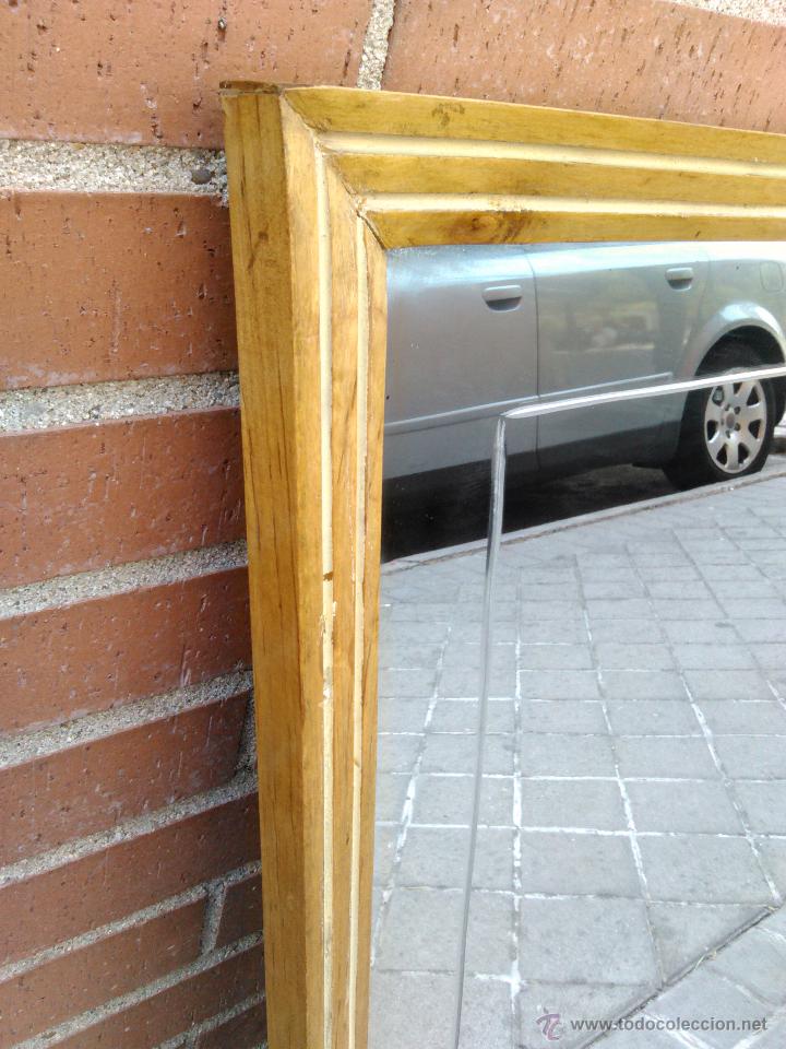 Vintage: ESPEJO MADERA TRAPEZOIDAL VINTAGE - Foto 3