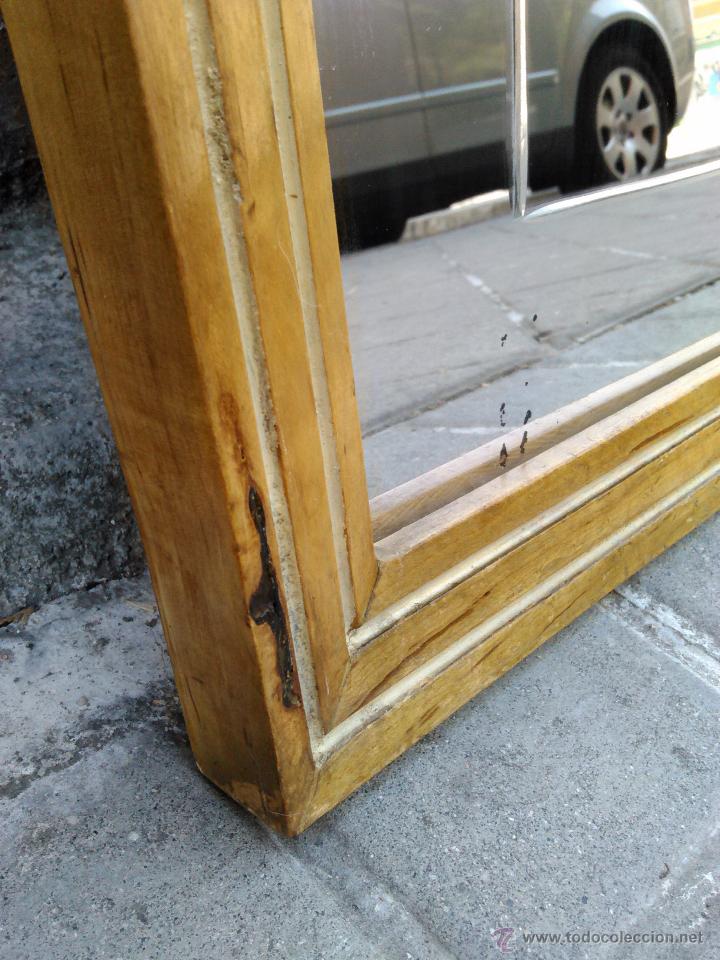 Vintage: ESPEJO MADERA TRAPEZOIDAL VINTAGE - Foto 4