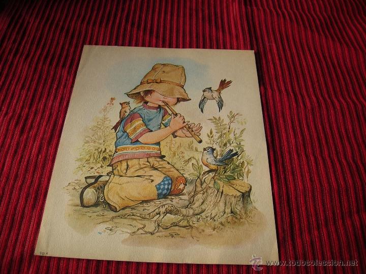 Vintage: Muy linda l&aacute;mina a&ntilde;os 80