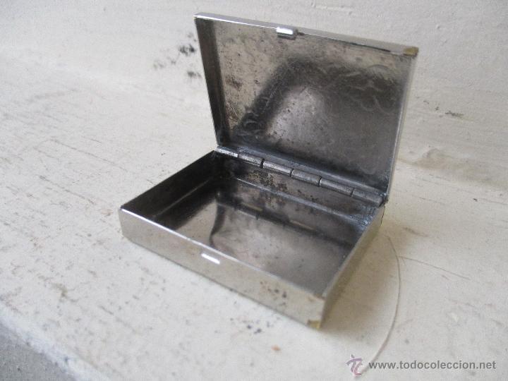 Vintage: CAJA PASTILLERO DE ALPACA PLATEADA - Foto 4