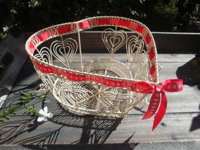 Vintage: cesta de metal - Foto 1