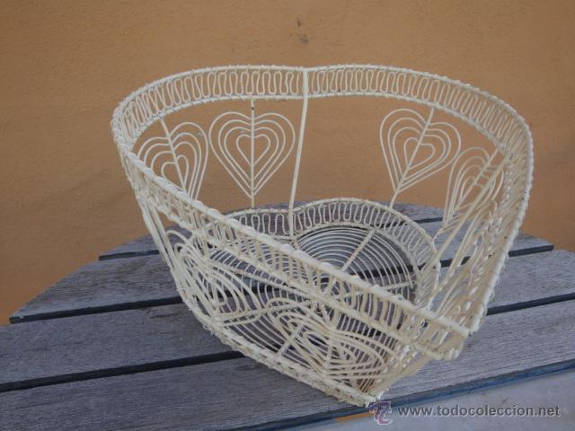 Vintage: cesta de metal - Foto 3