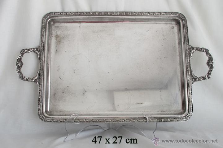 Vintage: FUENTE DE ALPACA PLATEADA CORTASA