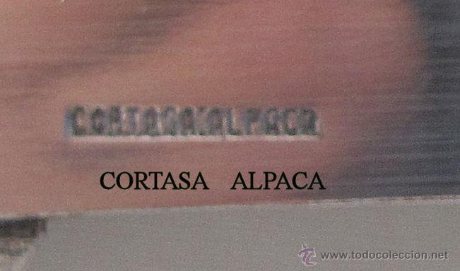 Vintage: FUENTE DE ALPACA PLATEADA CORTASA - Foto 5