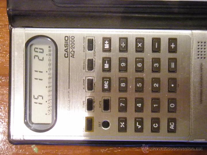 Vintage: CALCULADORA CASIO AQ-2000 AQ2000 AQ 2000 FUNCIONANDO PERFECTA - Foto 3
