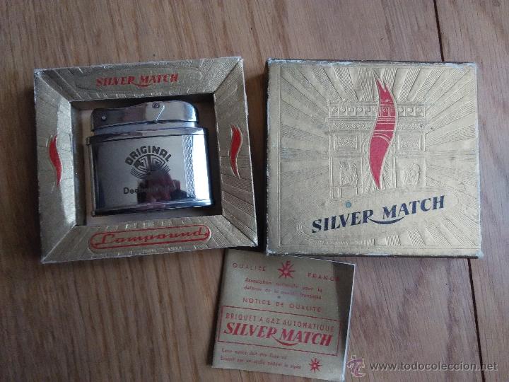 Vintage: mechero silver match - Foto 2