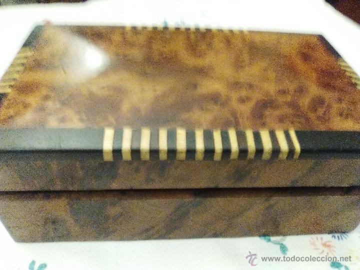 Vintage: CAJA DE MADERA DE RAIZ - Foto 4
