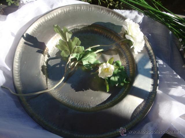 Vintage: bandeja de metal - Foto 4
