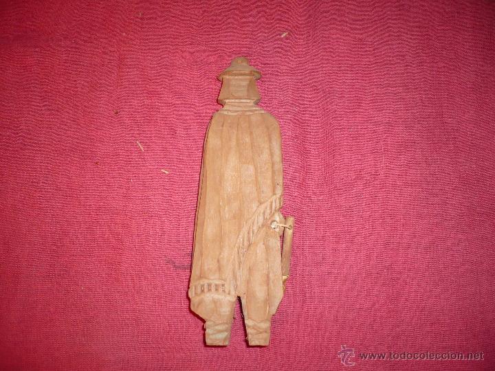 Vintage: Talla de Gaucho en Madera - Foto 2