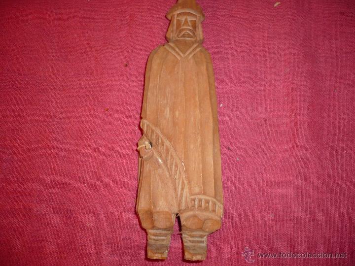 Vintage: Talla de Gaucho en Madera - Foto 3