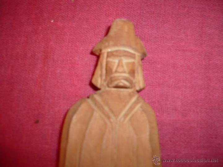 Vintage: Talla de Gaucho en Madera - Foto 4