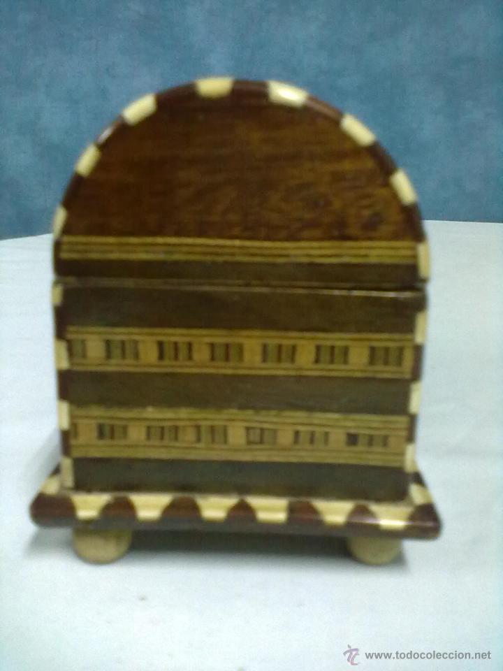 Vintage: COFRE MARQUETERIA BAUL JOYERO - Foto 2