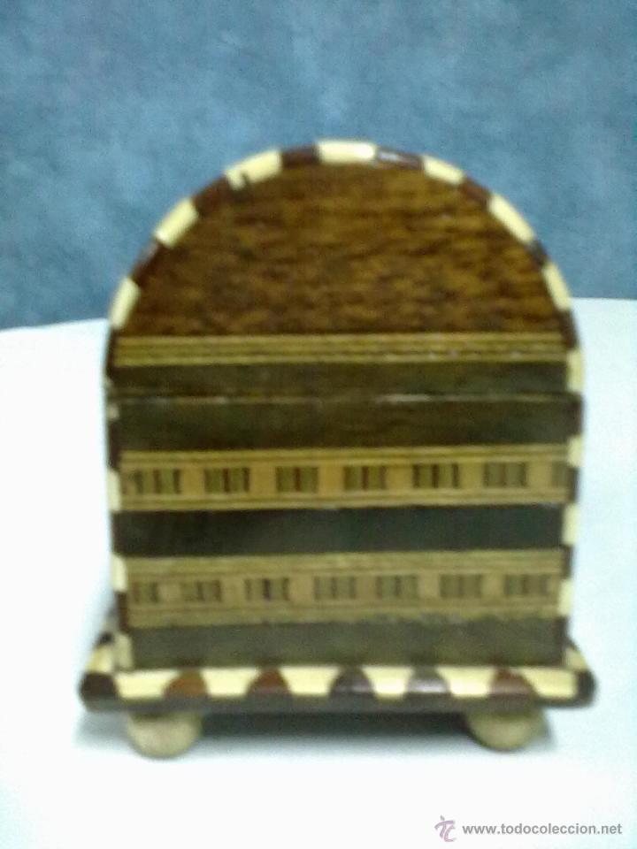 Vintage: COFRE MARQUETERIA BAUL JOYERO - Foto 4