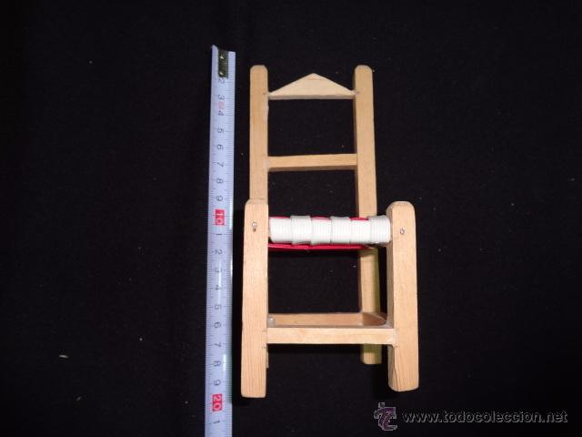 Vintage: silla andaluza de madera - car70 - Foto 2