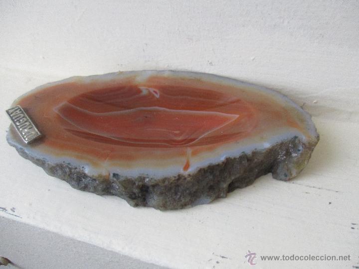 Vintage: CENICERO DE &Aacute;GATA NATURAL DE URUGUAY