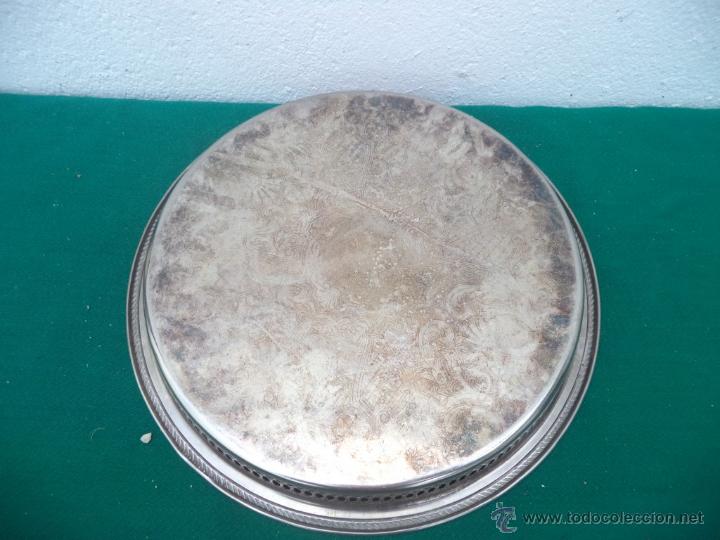 Vintage: bandeja alpaca - Foto 3