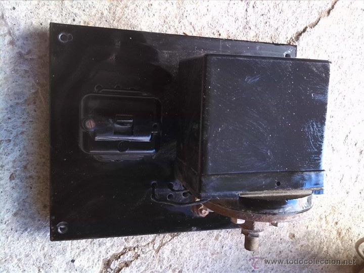 Vintage: cuadro electrico interruptor y motor - Foto 1