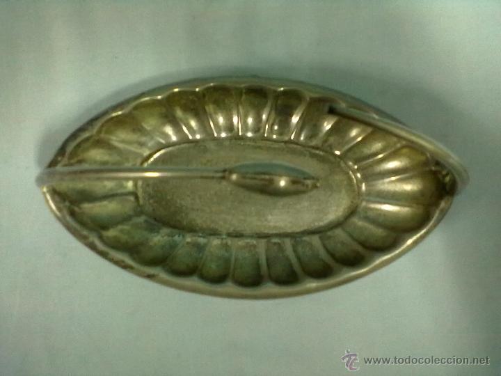 Vintage: CENTRO MESA METAL PLATEADO PARA RESTAURAR. - Foto 2