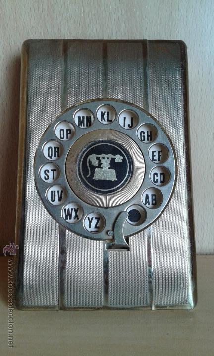 Vintage: CURIOSA AGENDA automatica TELEFONICA VINTAGE. FUNCIONA - Foto 1