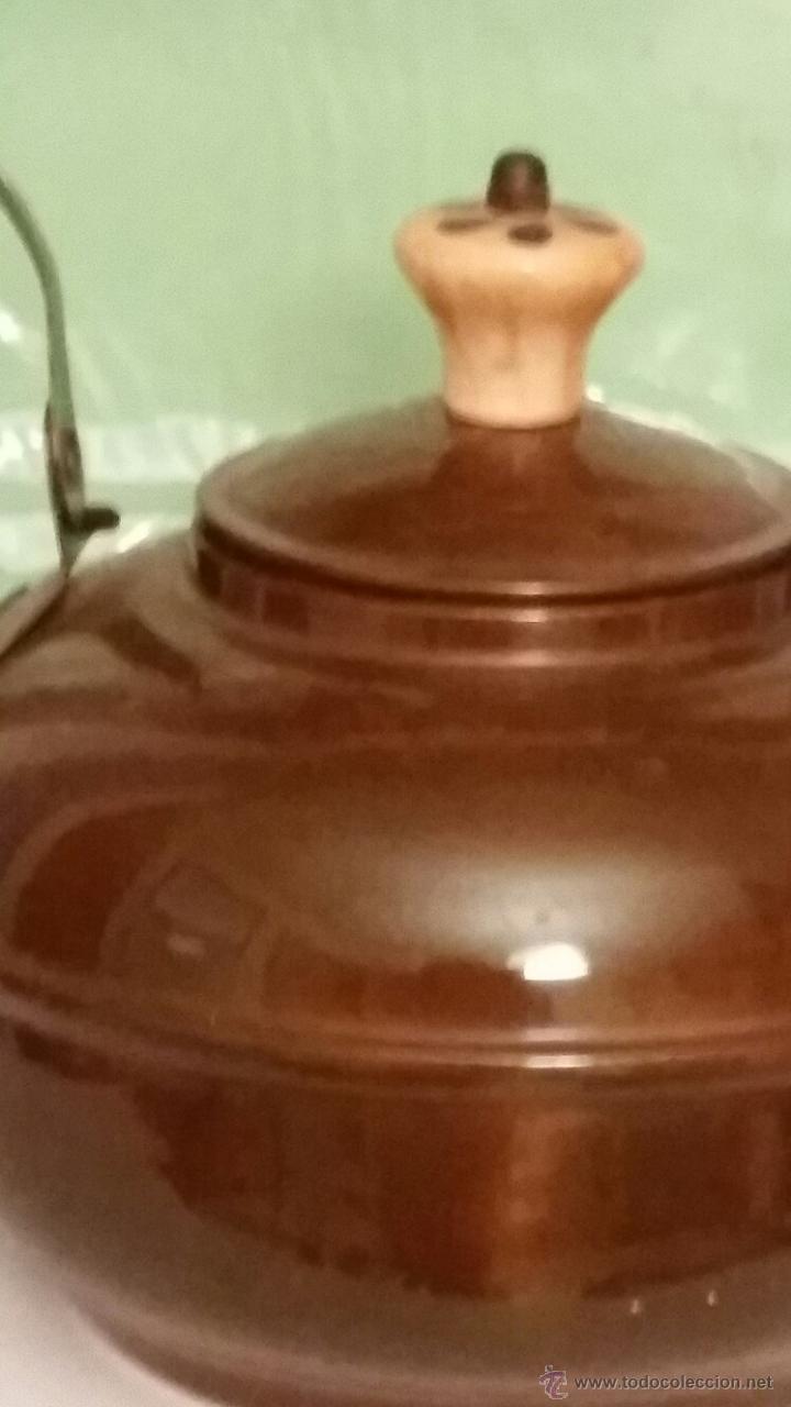 Vintage: TETERA DE COBRE A&Ntilde;OS 70 - Foto 2