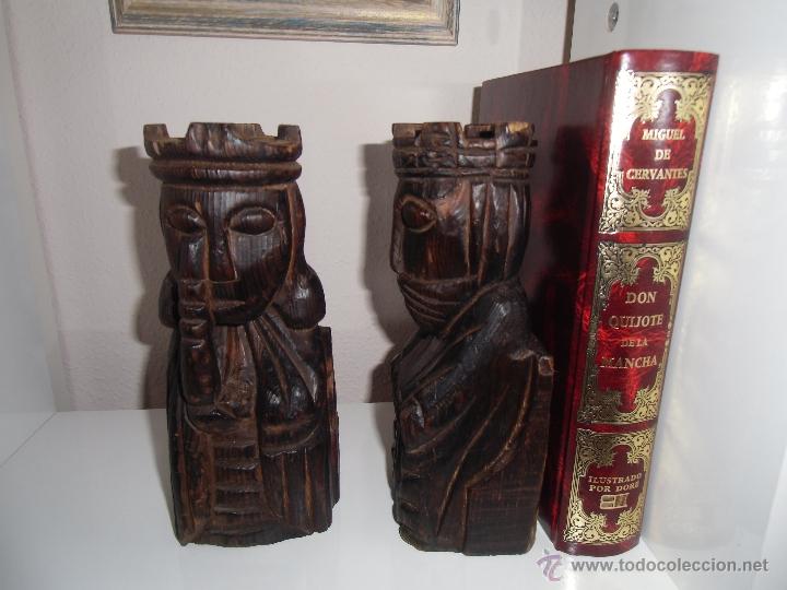 Vintage: Sujetalibros pareja de reyes. - Foto 2