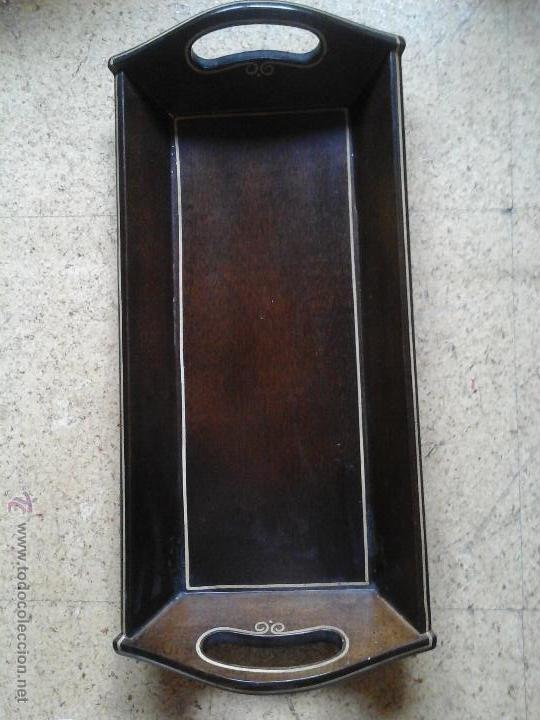 Vintage: Bandeja madera noble - Foto 1