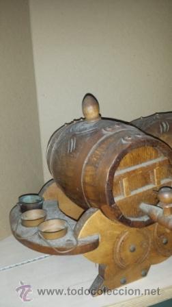 Vintage: BARRICAS DE MADERA CON GRIFO. - Foto 3