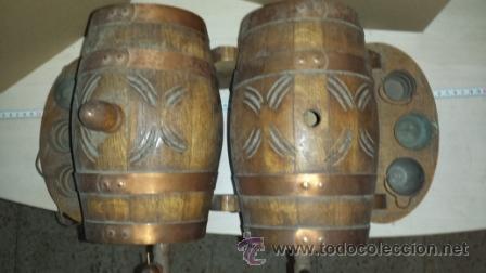 Vintage: BARRICAS DE MADERA CON GRIFO. - Foto 4
