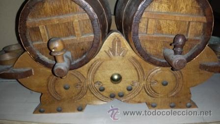 Vintage: BARRICAS DE MADERA CON GRIFO. - Foto 5