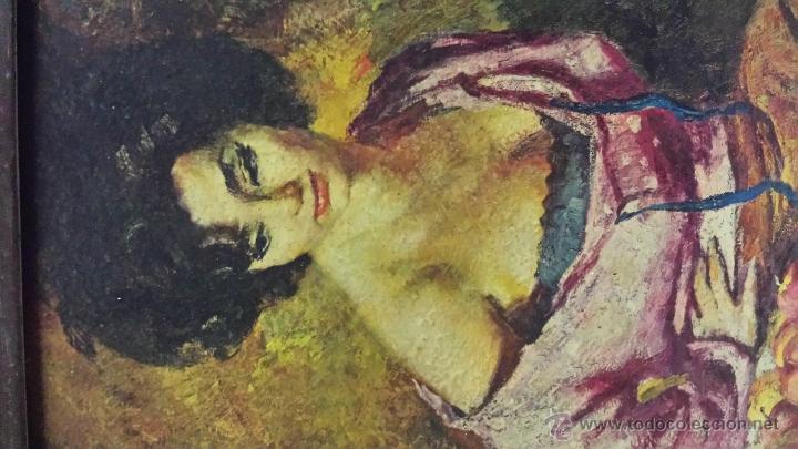 Vintage: LAMINA PINTADA CUADRO - Foto 2