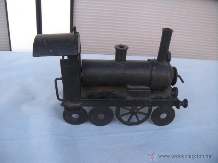 Vintage: M&Aacute;QUINA DE TREN HIERRO - Foto 2