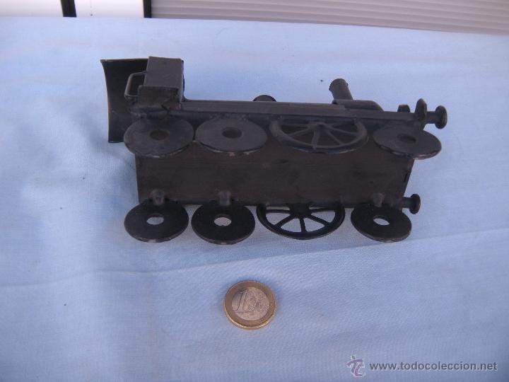 Vintage: M&Aacute;QUINA DE TREN HIERRO - Foto 5