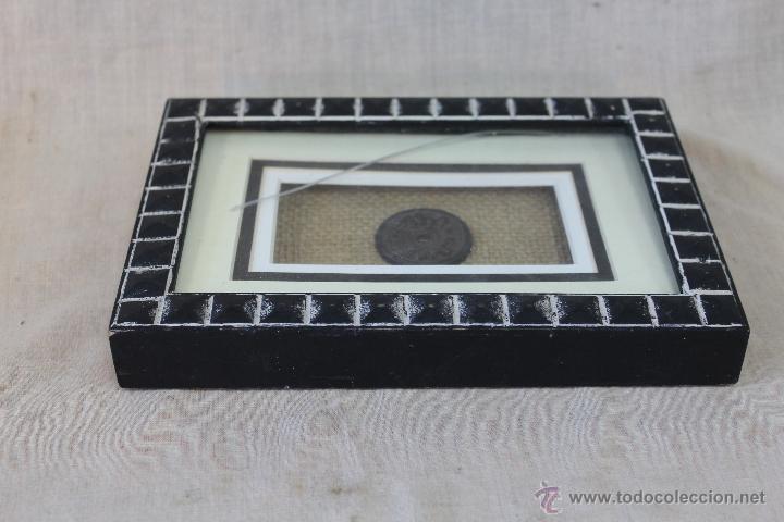 Vintage: cuadro vitrina con rueda etnica - Foto 3